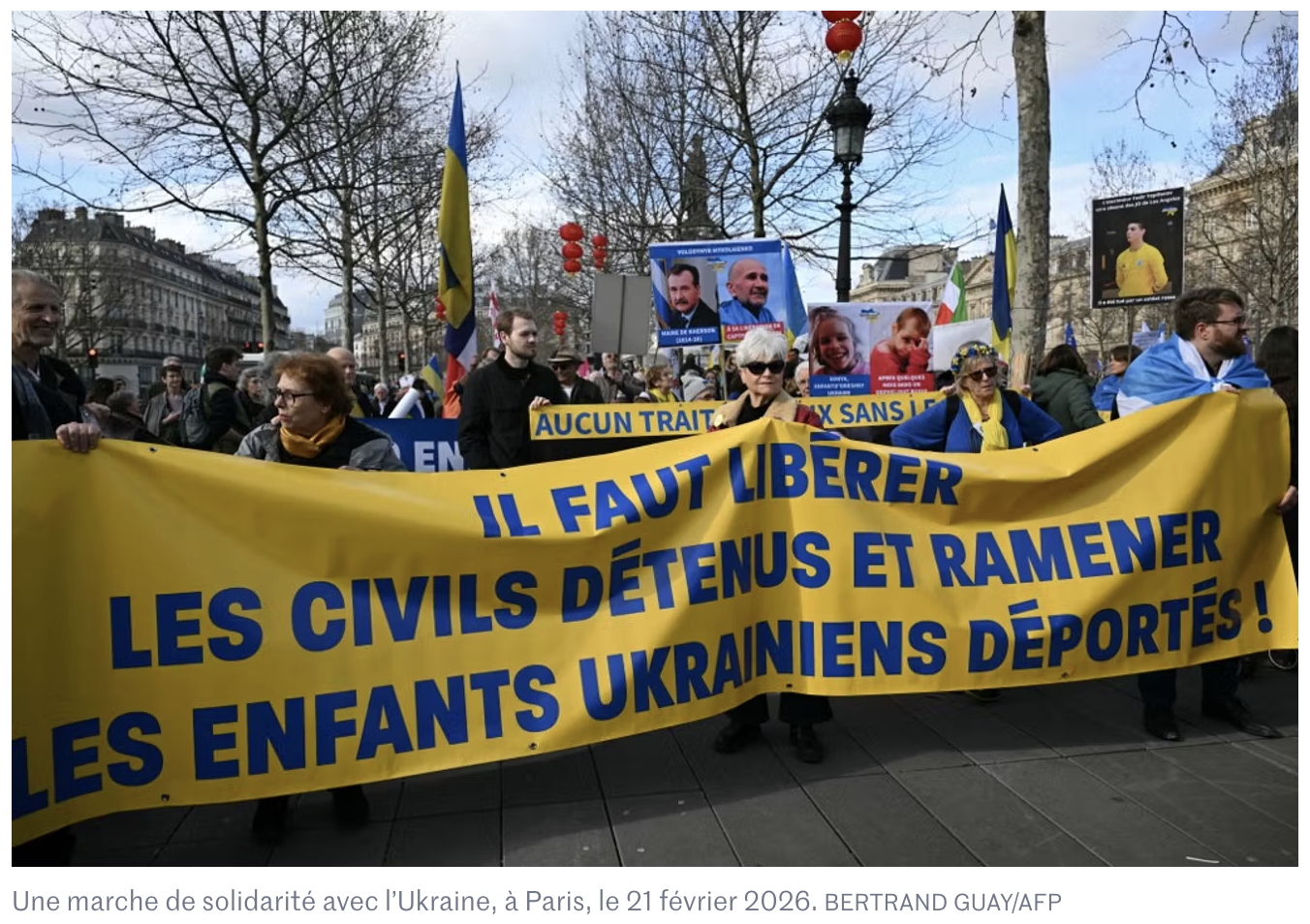 Une campagne internationale alerte sur le sort des civils ukrainiens