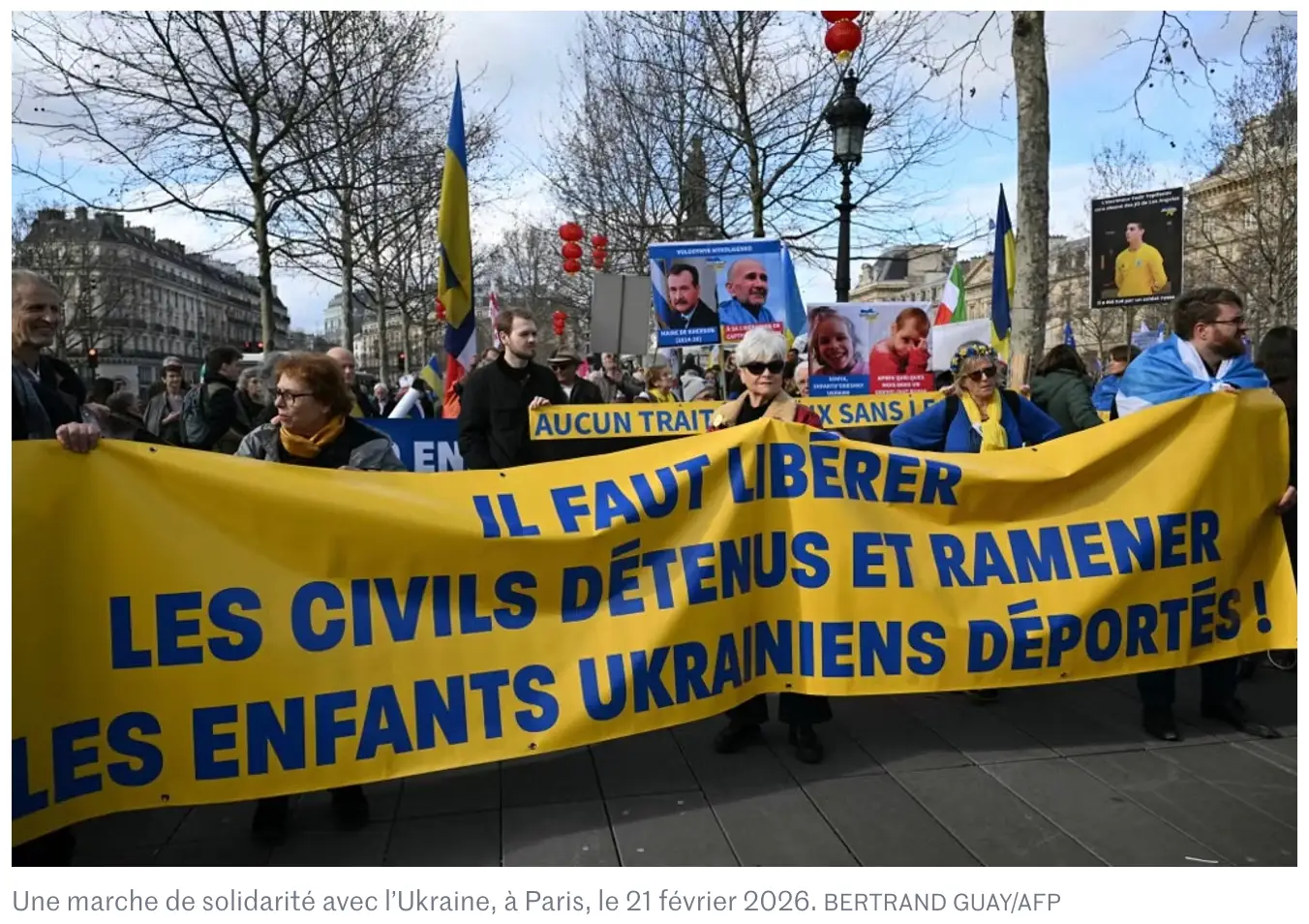 Une campagne internationale alerte sur le sort des civils ukrainiens