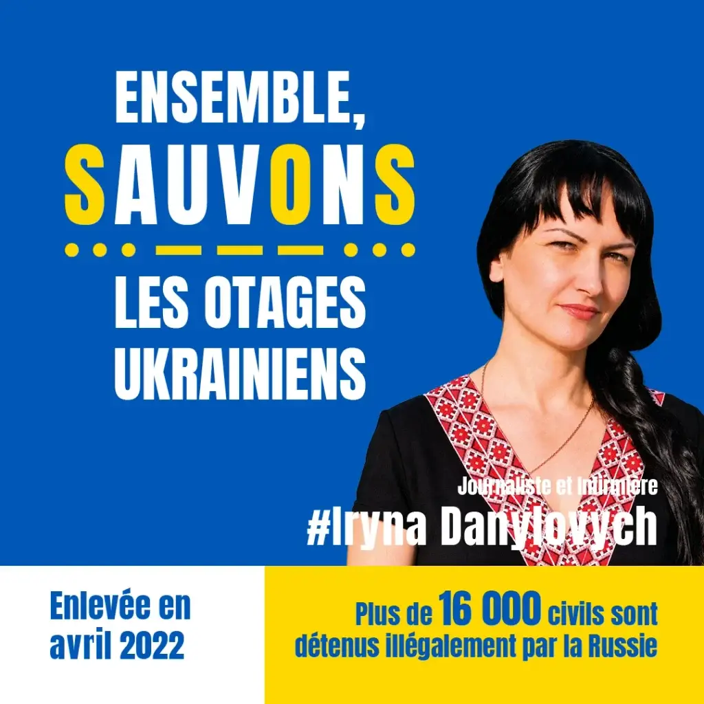 Iryna Danylovych, enlevée en avril 2022